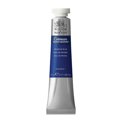 WINSOR & NEWTON COTMAN WATER COLOUR TUBE 21 ML SR  1 PURSSIAN BLUE (538)