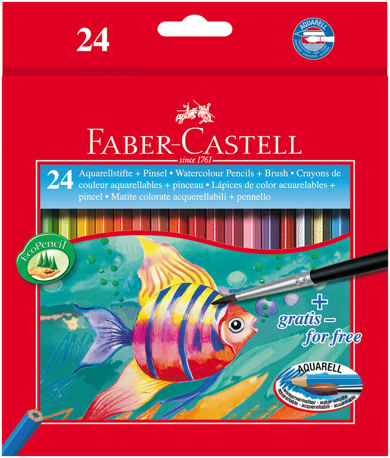 FABERCASTELL WATERCOLOUR PENCIL  Set of 24 (114425)