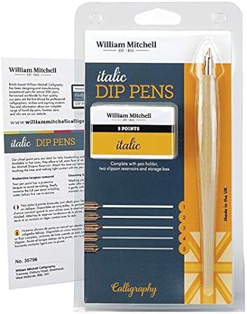 WILLIAM MITCHELL CALLIGRAPHY ITALIC DIP PENS (35801)