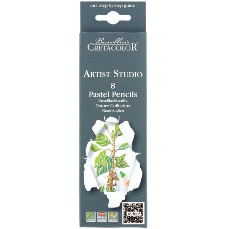 CRETACOLOR PASTEL PENCIL NATURE COLLECTION SET OF 8 (47308)