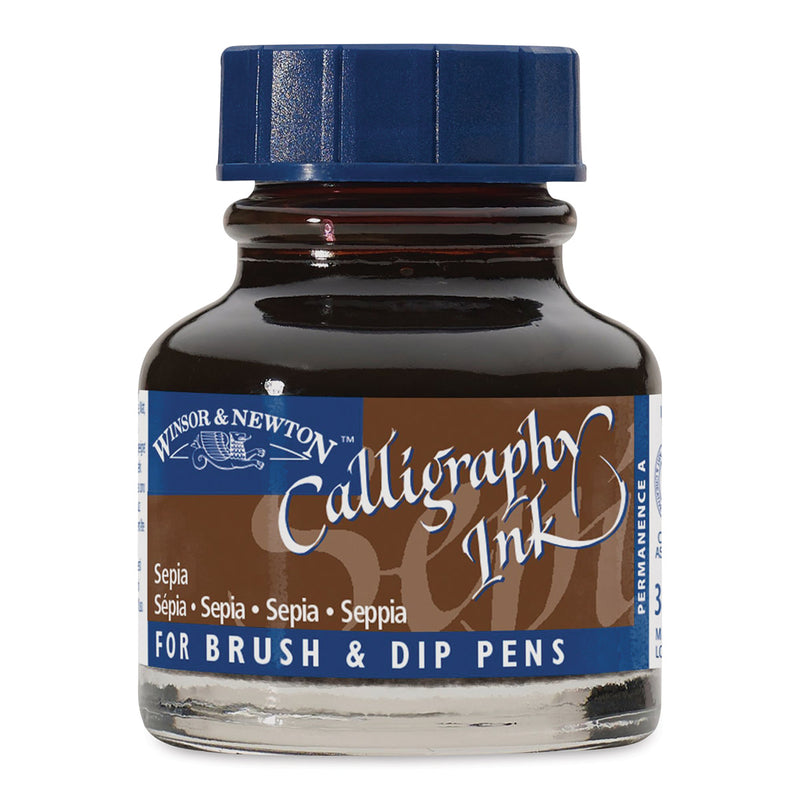 WINSOR & NEWTON CALLIGRAPHY INK 30 ML SEPIA