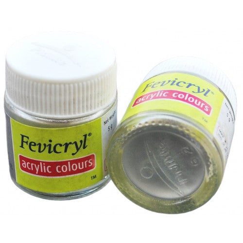 FEVICRYL ACRYLIC COLOUR 20 SILVER 15 ML