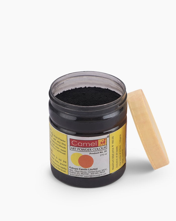 CAMLIN ART POWDER COLOUR 275 ML BLACK