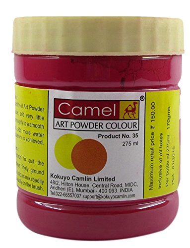 CAMLIN ART POWDER COLOUR 275 ML CRIMSON