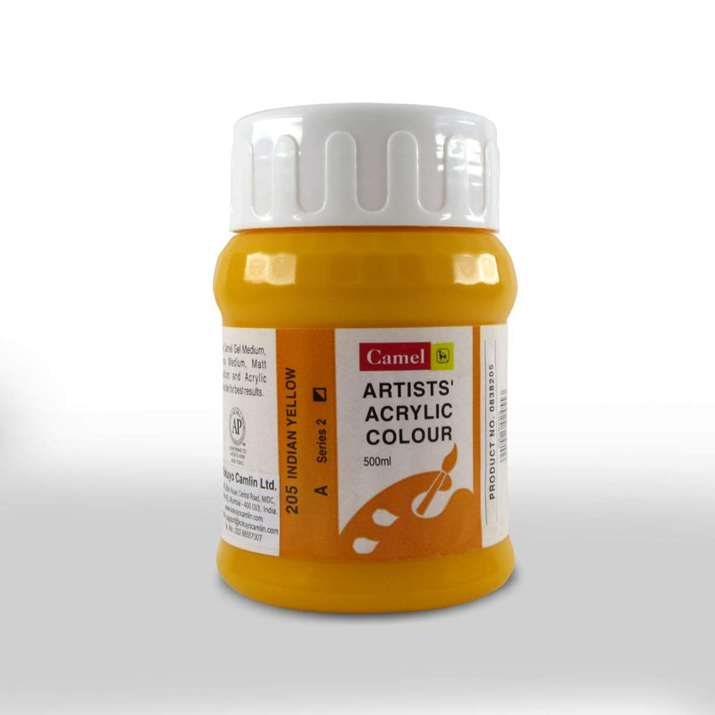 CAMLIN ARTIST ACRYLIC 500 ML SR 3 INDIAN YELLOW 205