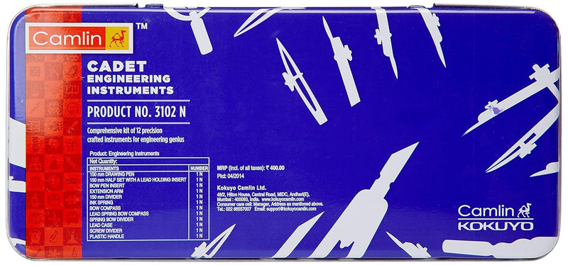 CAMEL ENGENERING INSTRUMENT SET OF 12 (3102N)