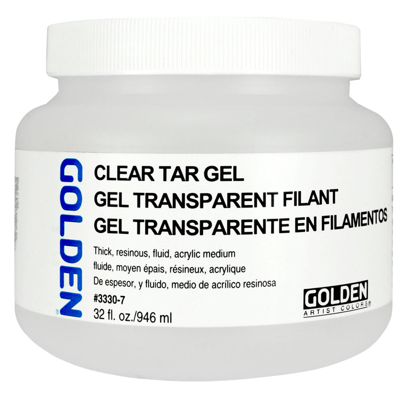 GOLDEN ACRYLIC MEDIUM CLEAR TAR GEL 946 ML 0003330-7