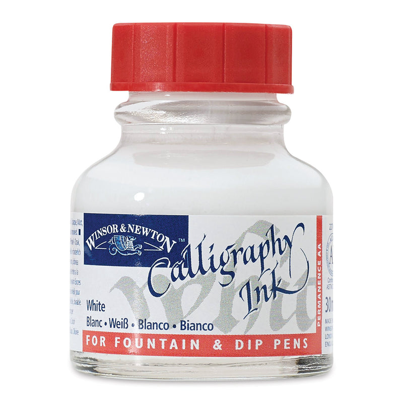 WINSOR & NEWTON CALLIGRAPHY INK 30 ML WHITE