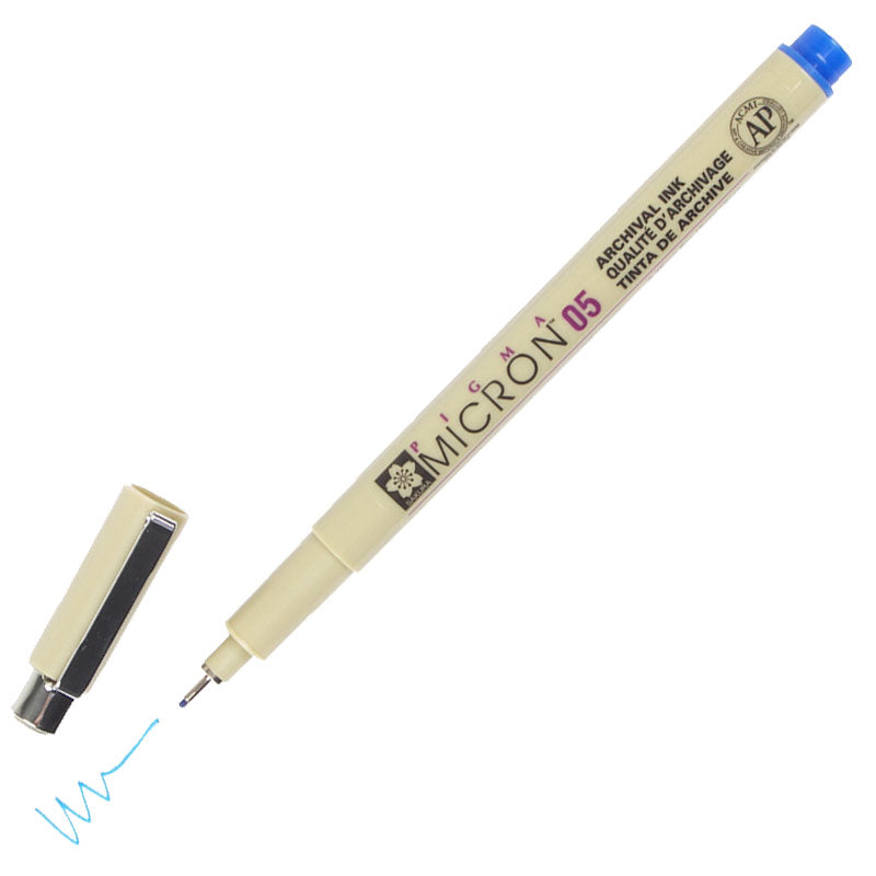 SAKURA PIGMA MICRON PEN DARK BLUE 0.5