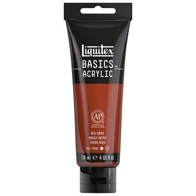 LIQUITEX BASICS ACRYLIC 118 ML RED OXIDE 6335