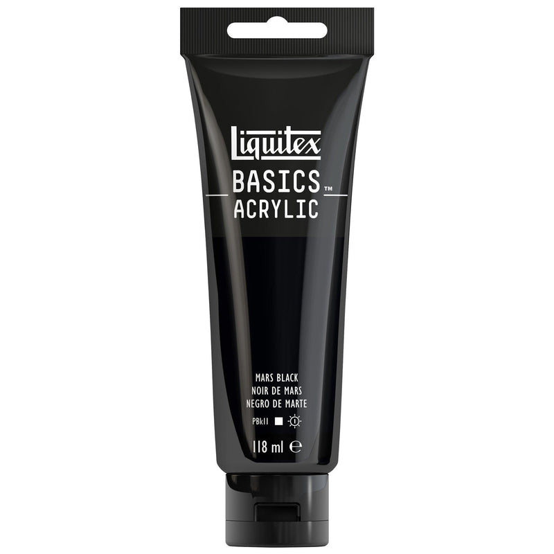 LIQUITEX BASICS ACRYLIC 118 ML MARS BLACK 6276