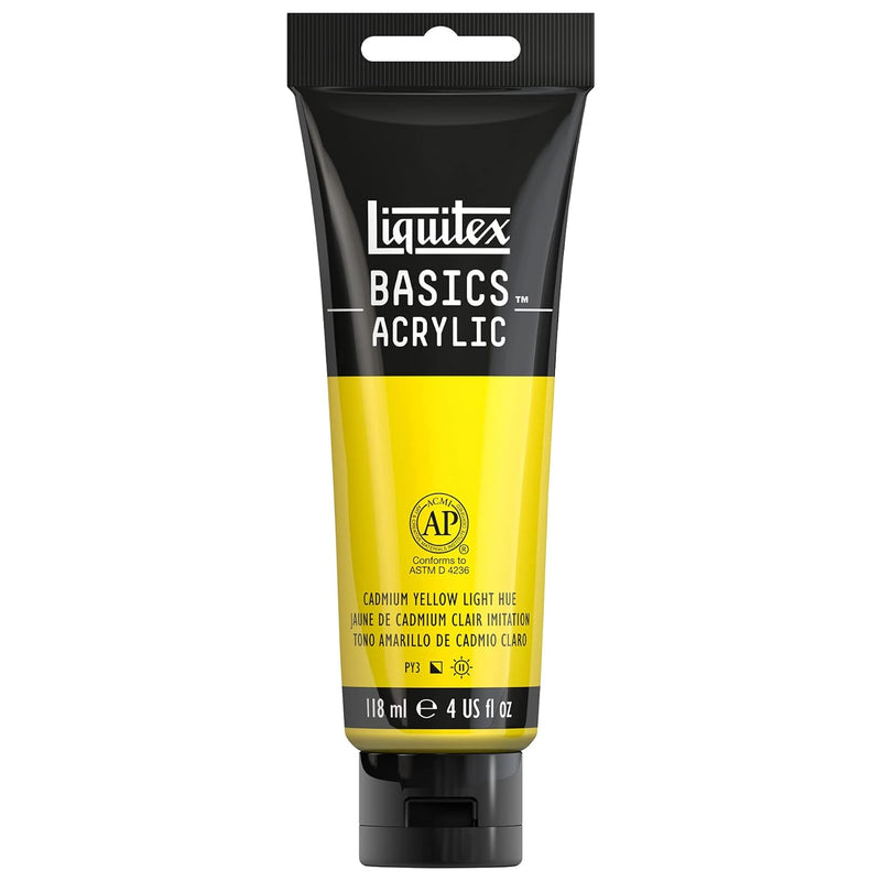 LIQUITEX BASICS ACRYLIC 118 ML CAD YELLOW LIGHT HUE 6160