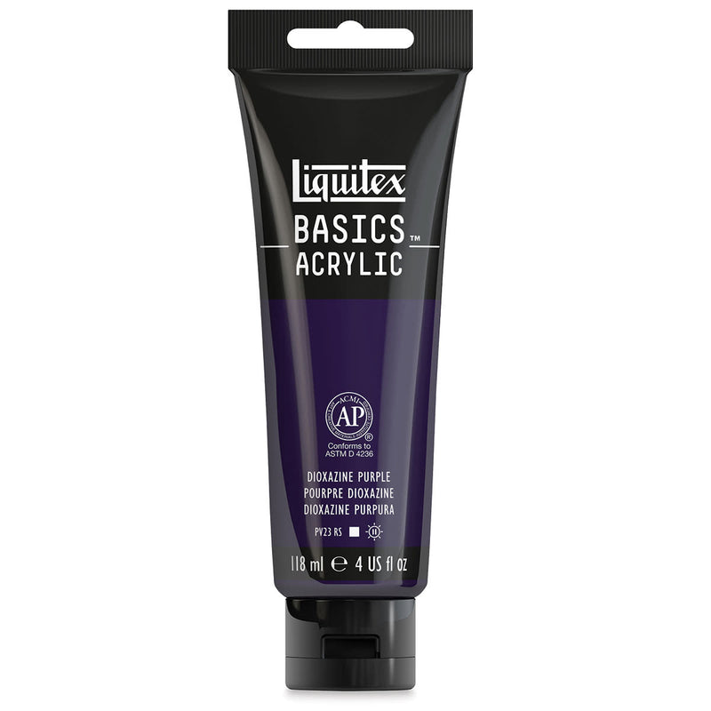 LIQUITEX BASICS ACRYLIC 118 ML DIOXAZINE PURPLE 6186