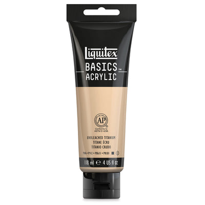 LIQUITEX BASICS ACRYLIC 118 ML UNBLEACHED TITANIUM 6434