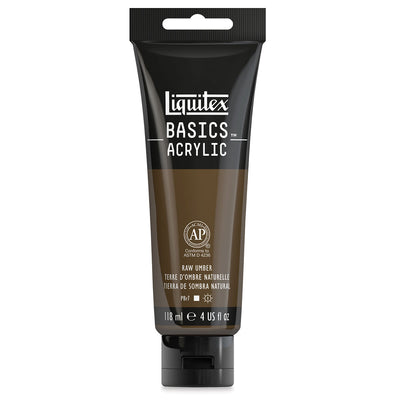 LIQUITEX BASICS ACRYLIC 118 ML RAW UMBER 6331