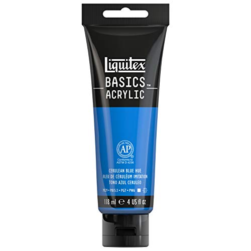 LIQUITEX BASICS ACRYLIC 118 ML CERULEAN BLUE HUE 6470