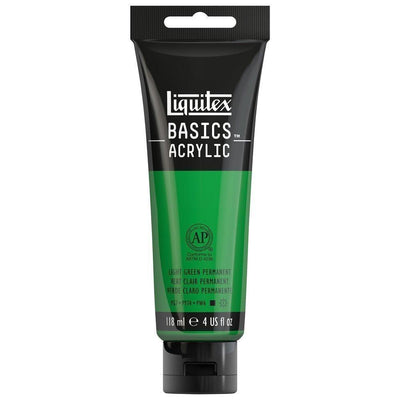 LIQUITEX BASICS ACRYLIC 118 ML LIGHT GREEN PERMANENT 6312