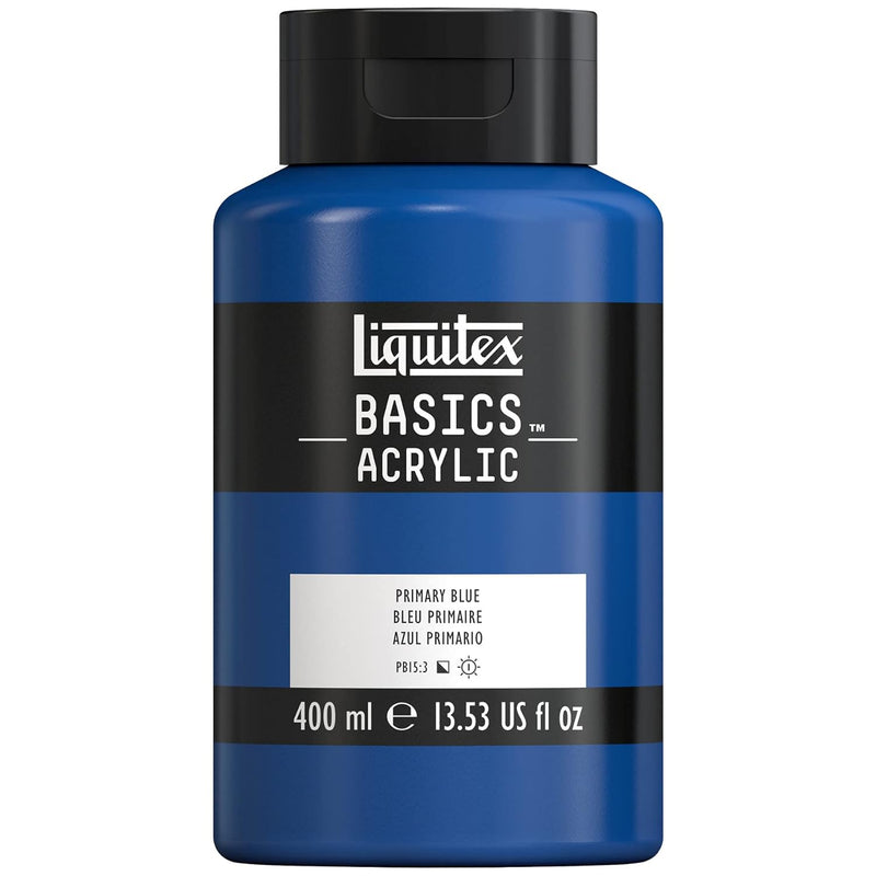 LIQUITEX BASICS ACRYLIC 400 ML PRIMARY BLUE 0 420