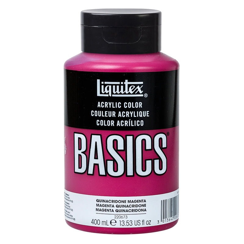 LIQUITEX BASICS ACRYLIC 400 ML QUINACRIDONE MAGENTA L 0 114