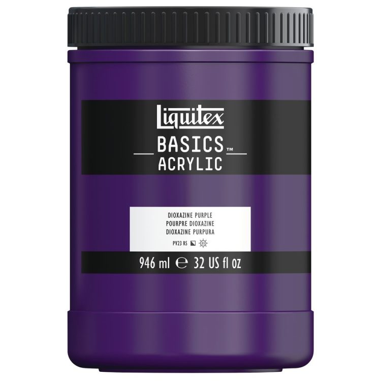 LIQUITEX BASICS ACRYLIC 946 ML DIOXAZINE PURPLE 2 186