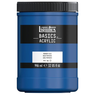 LIQUITEX BASICS ACRYLIC 946 ML PRIMARY BLUE 2 420