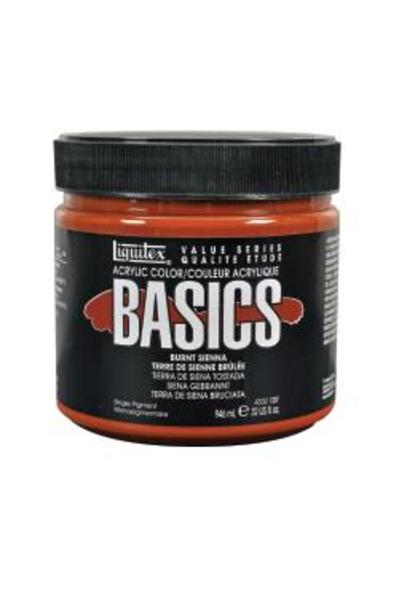 LIQUITEX BASICS ACRYLIC 946 ML BURNT SIENNA 2 127