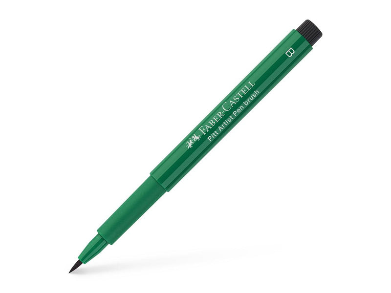 FABERCASTELL PITT PEN BRUSH DARK PHTHALO GREEN