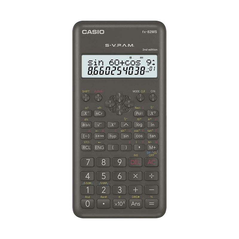 CASIO CALCULATOR FX 82MS 2 LINE DISPLAY