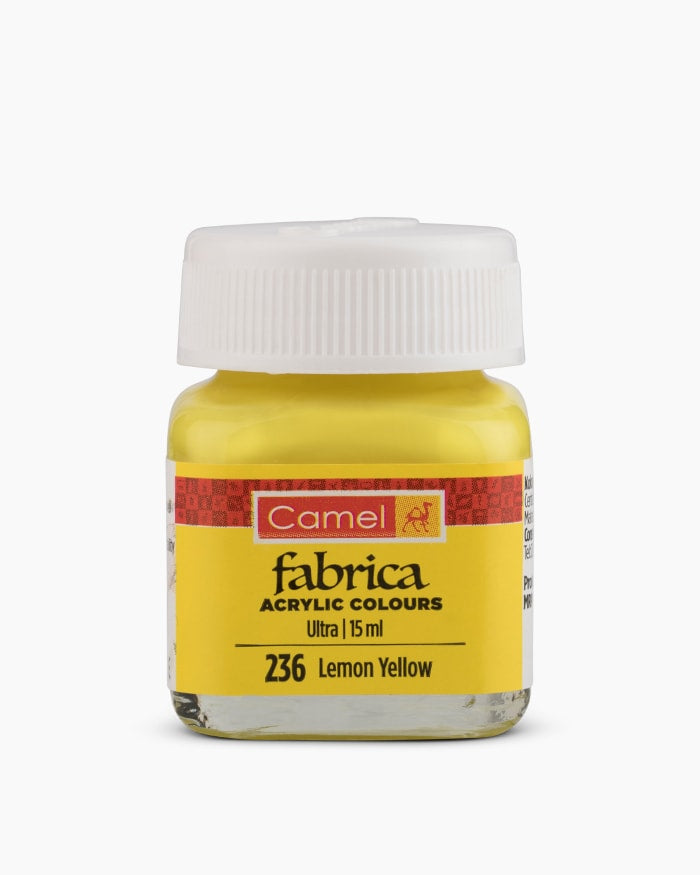 CAMLIN FABRICA ULTRA ACRYLIC COLOUR 15 ML LEMON YELLOW