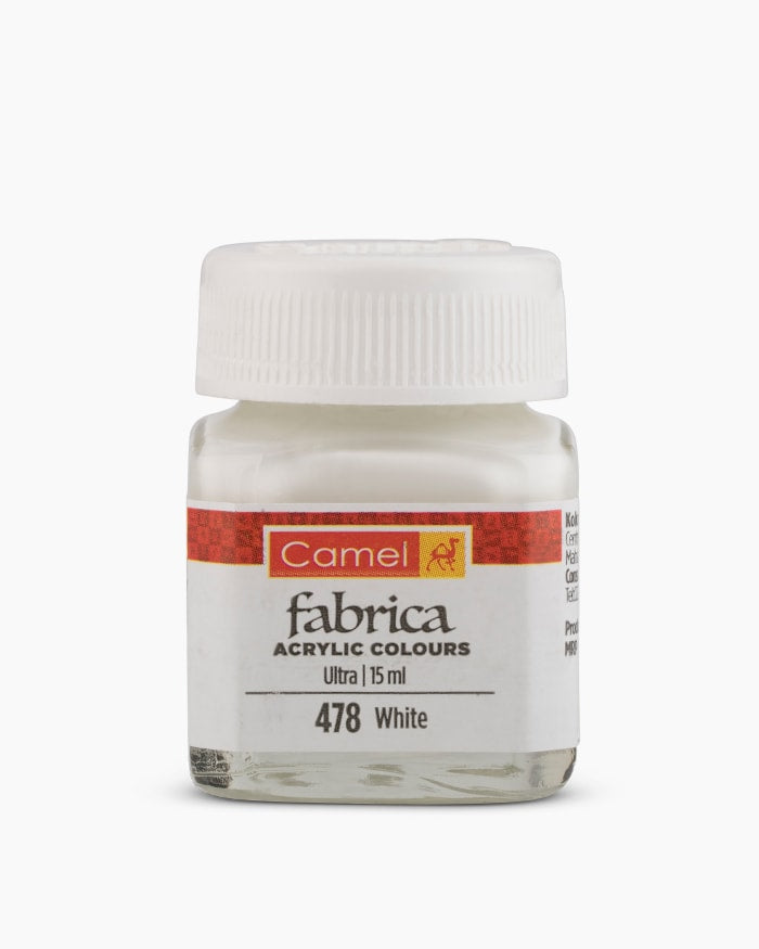 CAMLIN FABRICA ULTRA ACRYLIC COLOUR 15 ML WHITE