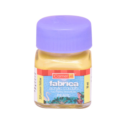 CAMLIN FABRICA PEARL ACRYLIC COLOUR 10 ML LEMON YELLOW