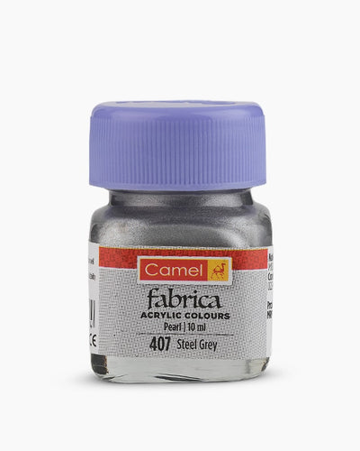 CAMLIN FABRICA PEARL ACRYLIC COLOUR 10 ML STEEL GREY