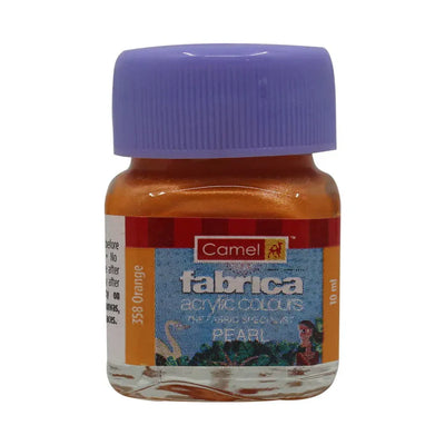 CAMLIN FABRICA PEARL ACRYLIC COLOUR 10 ML ORANGE