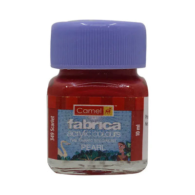 CAMLIN FABRICA PEARL ACRYLIC COLOUR 10 ML SCARLET