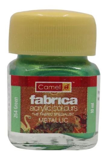 CAMLIN FABRICA METALLIC ACRYLIC COLOUR 10 ML GREEN