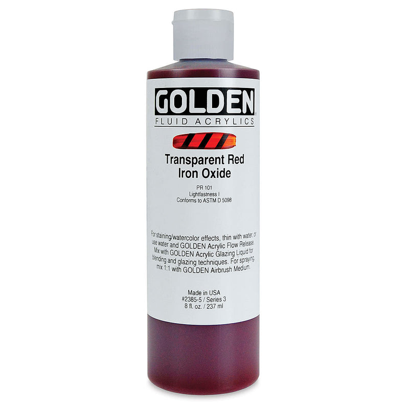 GOLDEN FLUID ACRYLIC COLOUR 236 ML TR RED IRON OXIDE