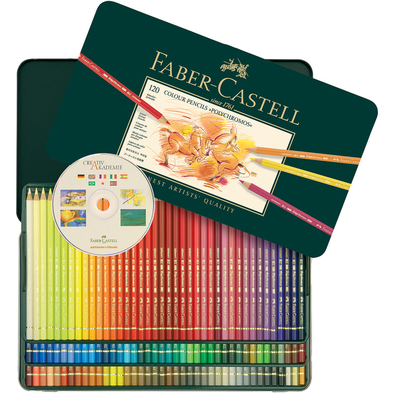 FABERCASTELL POLYCHROMOS COLOUR PENCIL SET OF 120 (110011)