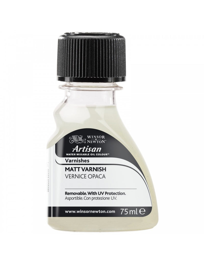 WINSOR & NEWTON OIL MEDIUM WATER MIXABLE MATT VARNISH 75 ML (3021724)