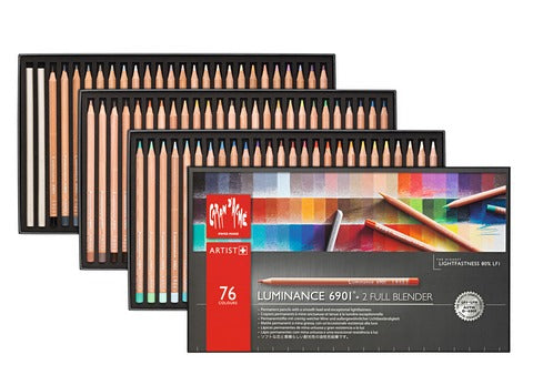 CARAN DACHE LUMINANCE COLOUR PENCIL SET OF 76 (6901.776)