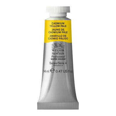 WINSOR & NEWTON PROFESSIONAL WATER COLOUR TUBE 14 ML - CADMIUM YELLOW PALE (118)