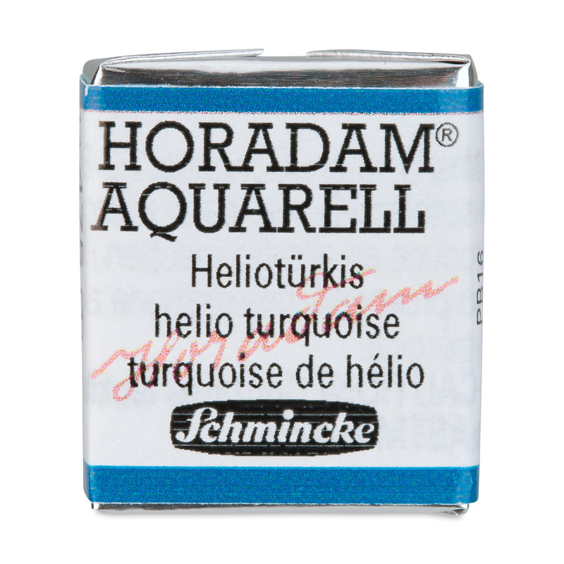 SCHMINCKE HORADAM AQUARELL HALF PAN SR 1 HELIO TURQUOISE 1 PC (14475)