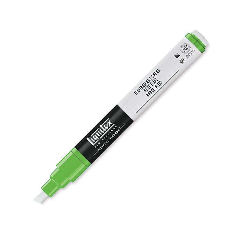 LIQUITEX ACRYLIC PAINT MARKER FLUORECENT GREEN 2 MM