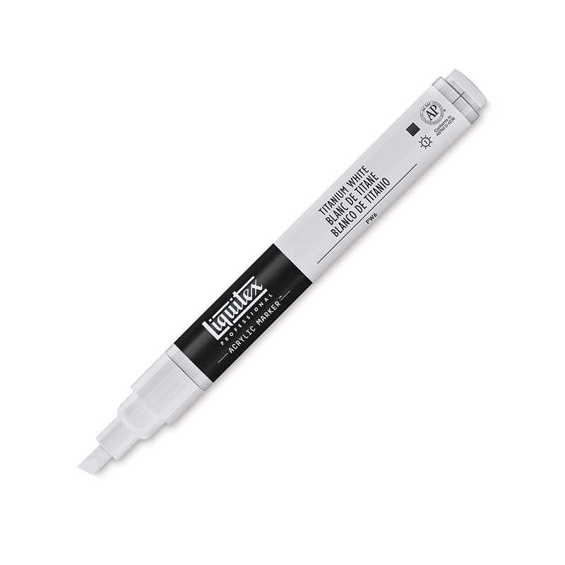 LIQUITEX ACRYLIC PAINT MARKER TITANIUM WHITE 2 MM