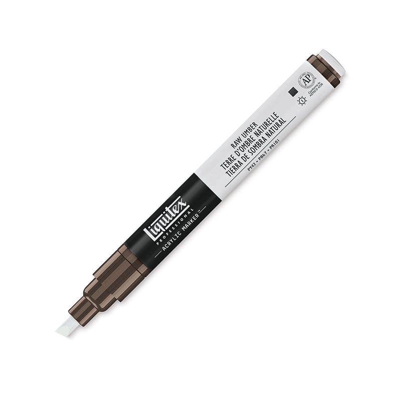 LIQUITEX ACRYLIC PAINT MARKER RAW UMBER 2 MM