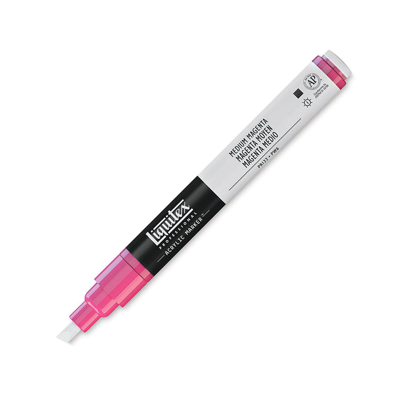 LIQUITEX ACRYLIC PAINT MARKER MEDIUM MAGENTA  2 MM