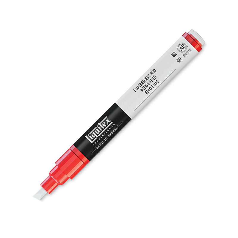 LIQUITEX ACRYLIC PAINT MARKER FLUORESCENT RED 2 MM