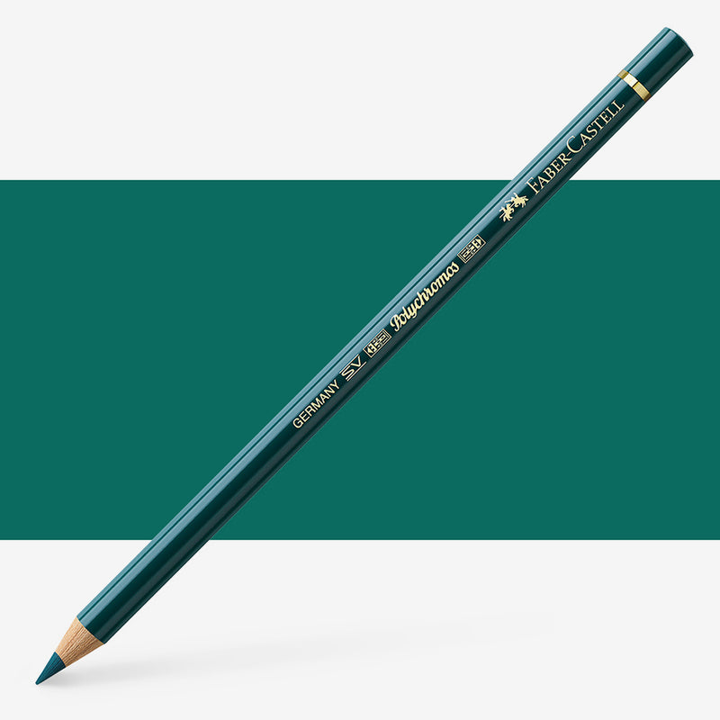 FABERCASTELL POLYCHROMOS COLOUR PENCILS JUNIPER GREEN