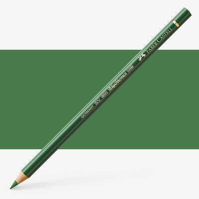 FABERCASTELL POLYCHROMOS COLOUR PENCILS PERMANENT GREEN OLIVE