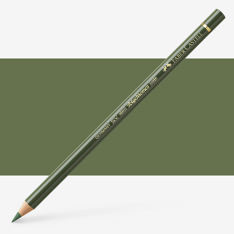 FABERCASTELL POLYCHROMOS COLOUR PENCILS CHROMIUM GREEN OPAQUE