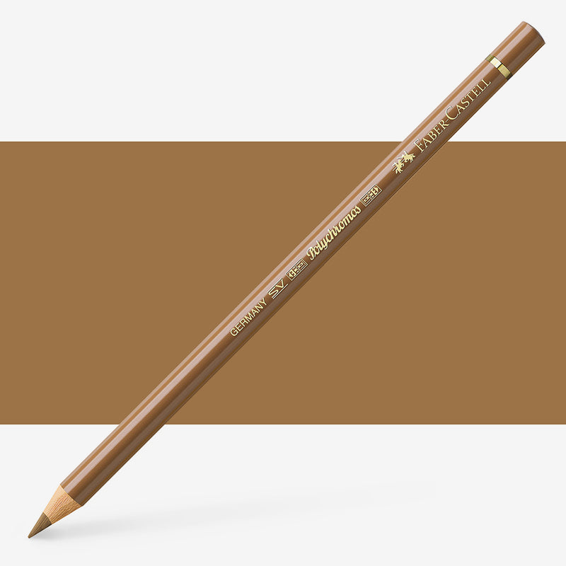 FABERCASTELL POLYCHROMOS COLOUR PENCILS WALNUT BROWN